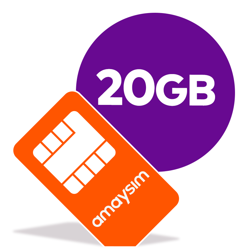 Image of amaysim 20GB Prepaid Data Plan